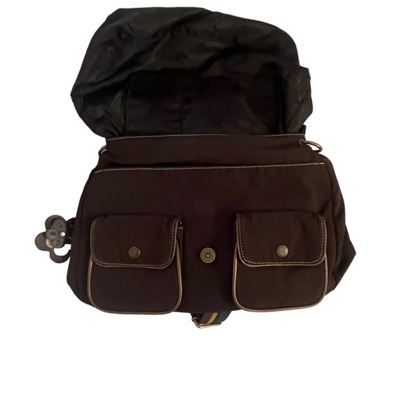 Franco Sarto Crossbody Brown Nylon Women's handbag 14 x 10 x 4 - Picture 5 of 9